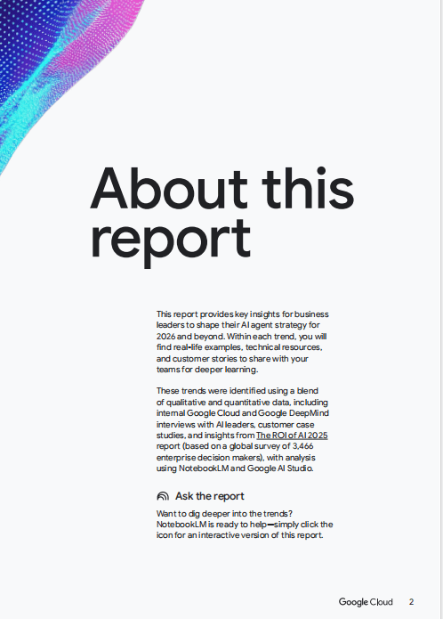 Google Cloud AI agent trends 2026