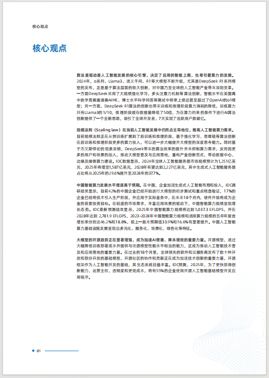 2025年中国人工智能计算力发展报告